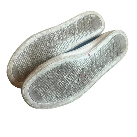 Tommy Hilfiger Lev Sneaker Tennis Shoes Navy Red White Casual Size 9.5 Women's - Picture 12 of 13